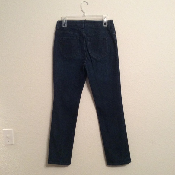 CHICO’S PLATINUM JEANS IS 29 inch WAIST-SHORT-CUTE - Picture 5 of 7
